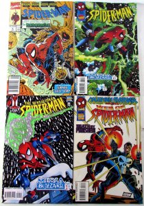 Spider-Man Lot 4 #6, 65, Sensational, Web 127 1991 Marvel Punisher Comics