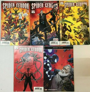 SPIDER-GEDDON#1-5 VF/NM LOT MILES MORALES 2017 MARVEL COMICS