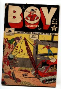 BOY COMICS #79 1952-CHARLES BIRO-Wrecking Ball cover