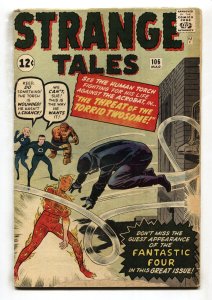 STRANGE TALES #106--comic book--JACK KIRBY--HUMAN TORCH--comic book