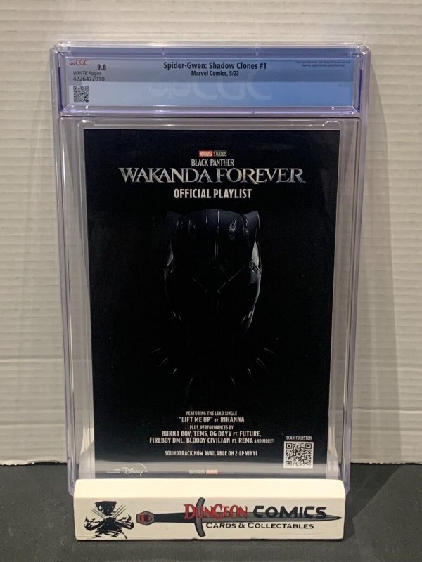 Spider-Gwen: Shadow Clones # 1 CGC 9.8 Regular Cover [GC28]