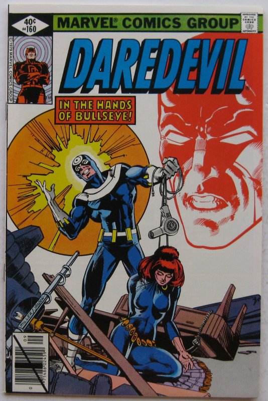 Daredevil #160 (Sep 1979, Marvel), NM-MT condition, Bullseye & Black Widow apps 