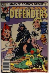 The Defenders #123 (Marvel, 1983) Newsstand, 1st Appearance of Cloud