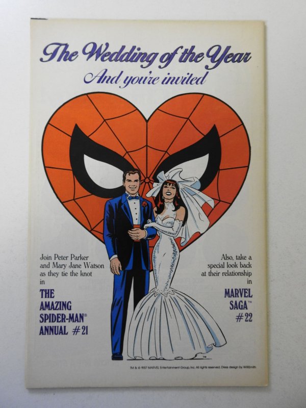 The Amazing Spider-Man #292 (1987) VF- Condition!