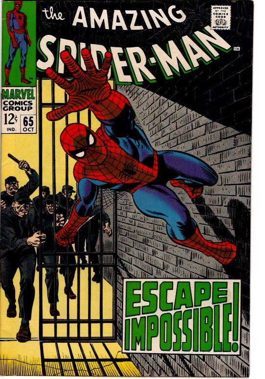 AMAZING SPIDER MAN #65 FINE $35.00