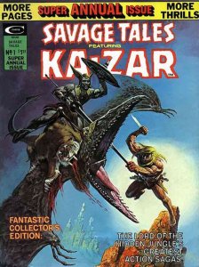 Savage Tales (1st Series) Annual #1 FN ; Marvel | Ka-Zar