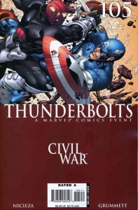 Thunderbolts #105 VF ; Marvel | Civil War Captain America
