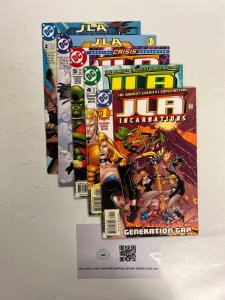 5 JLA DC Comic Books # 1 1 2 4 5 Batman Superman Wonder Woman Robin 38 JS44