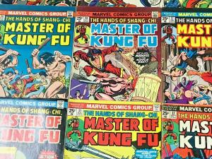 MASTER OF KUNG FU#20-100 VG-VF LOT 1974 (19 BOOKS) MARVEL BRONZE AGE COMICS