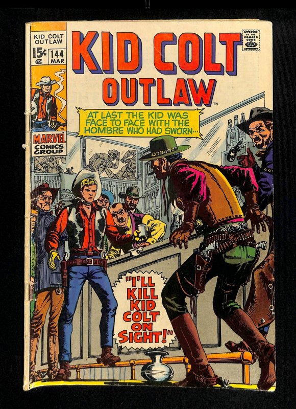 Kid Colt Outlaw #144