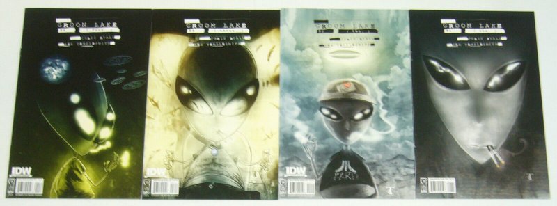 Groom Lake #1-4 VF/NM complete series - ben templesmith - aliens - IDW 2 3 set