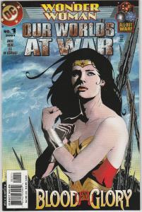 2 DC Comics Wonder Woman Our Worlds at War #1 Realworlds: Wonder Woman BH55