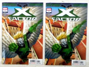 X-Factor Lot 2 #7 x2 2025 Marvel 9.4 One World Under Doom Angel Comics