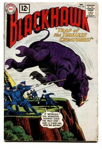 BLACKHAWK #169 1962-DC COMICS-TIMELESS CREATURE TRAP VG-