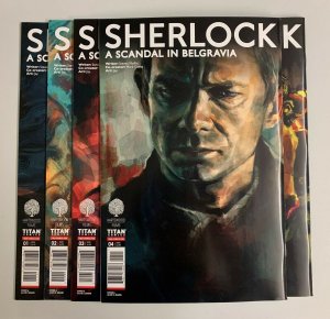 Sherlock A Scandal In Belgravia #1-5 Set (Titan 2019) Steven Moffat (9.2+)