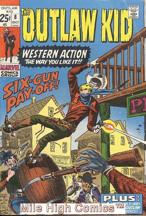 OUTLAW KID (1970 Series) #8 Very Fine Comics Book