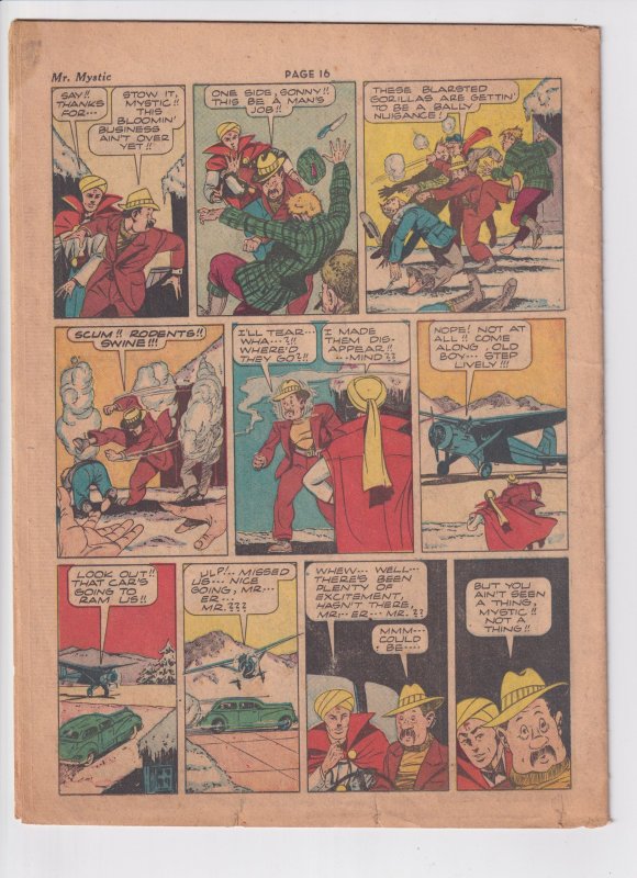 SPIRIT WEEKLY SECTION #100 (04/26/1942) VG- 3.5 yellowing to off white!