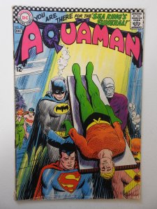 Aquaman #30 (1966) VG Condition moisture stain, 1/2 in spine split