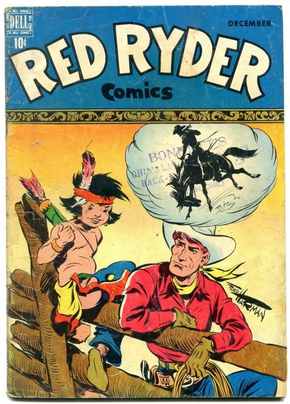 Red Ryder #65 1950-Dell-Little Beaver-Fred Harmon art-VG-