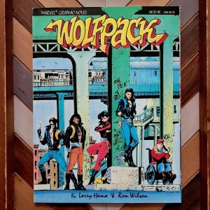 THE WOLFPACK: Marvel Graphic Novel #31 VF- (1987) 1st App/1st Print Larry Hama