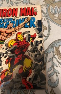 Iron Man & Sub-Mariner (1968) last team up befor their solo books nice grade