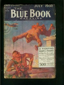 BLUE BOOK 7/30-JOHN CARTER-EDGAR RICE BURROUGHS-SAVAGE PARADISE G