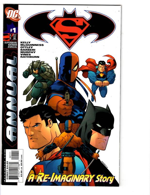 3 Superman/Batman DC Comic Books Annual # 1 2 3 Deathstroke Robin Ultraman BH24