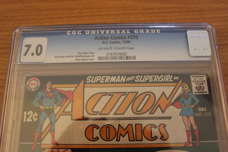 Action Comics #370 (DC, 1968) CGC FN/VF 7.0 Off-white to white pages