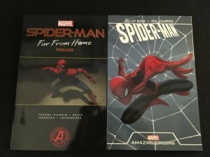 SPIDER-MAN: WLMD, WORLDWIDE, AMAZING ORIGINS, FAR FROM HOME Trade Paperbacks