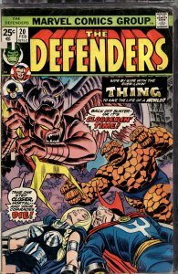 The Defenders #20 (1975) The Defenders