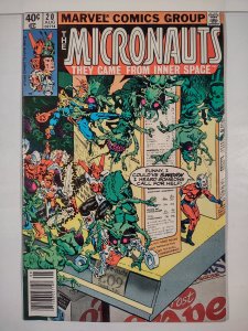 Micronauts #20 Newsstand Edition (1980)