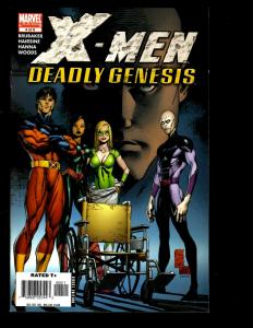10 Marvel Comics Schism # 1 2 3 4 5 X-men Deadly Genesis # 1 2 3 4 6 RP2
