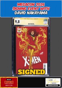 X-MEN #25 CGC SS 9.8 DAVID NAKAYAMA SIGNED MEGACON PRESALE