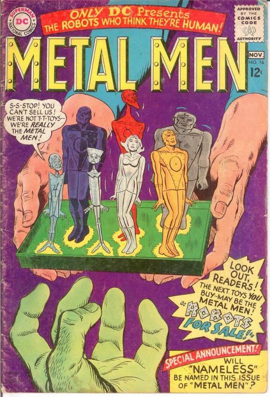 METAL MEN 16 G+ Nov. 1965 COMICS BOOK