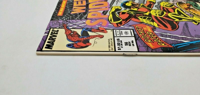 Web of Spider-Man #56 Fighting racism-infamous racial slur issue-NM-