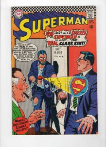 Superman #198 (Jul 1967, DC) - Fine/Very Fine