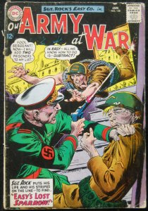 OUR ARMY OF WAR #138 VG- 1ST SPARROW