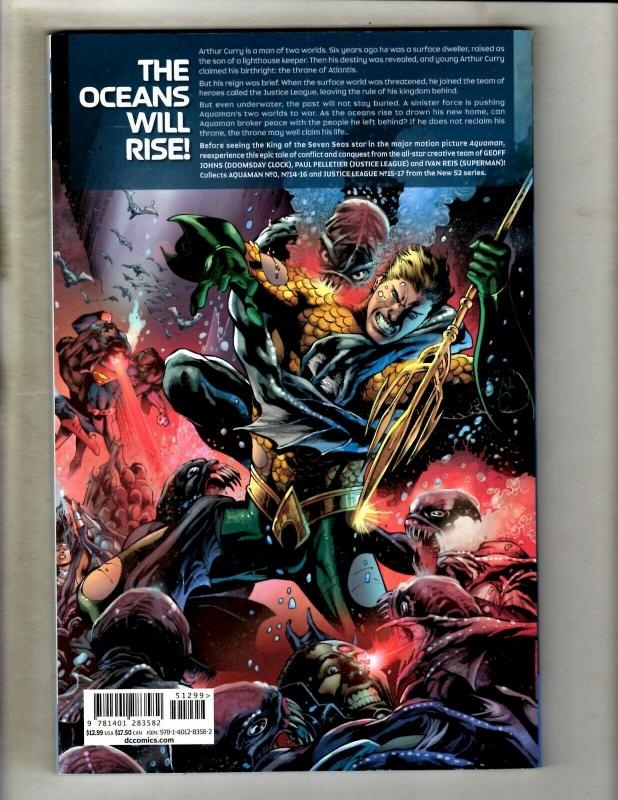 Aquaman War For The Throne DC Comics TPB Graphic Novel Comic Book Geo Johns J337