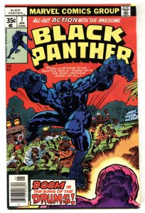 BLACK PANTHER #7 comic book 1977-JACK KIRBY-MARVEL COMICS 