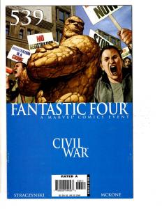 Lot Of 7 Fantastic Four Marvel Comic Books # 537 538 539 2 31 ANN 2000 415 JD5 