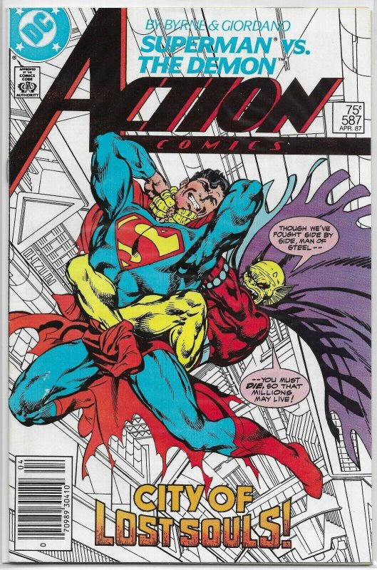 Action Comics #584-600, Annual #1 100% complete set Byrne Demon Teen Titans