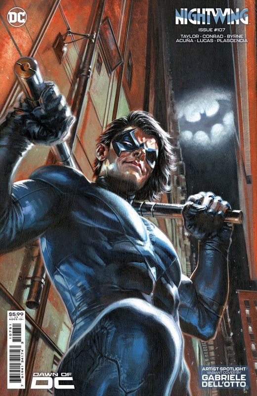 Nightwing Vol 4 #107 (D) Del Otto Artsit Spotlight Card Stock DC Comics EB171