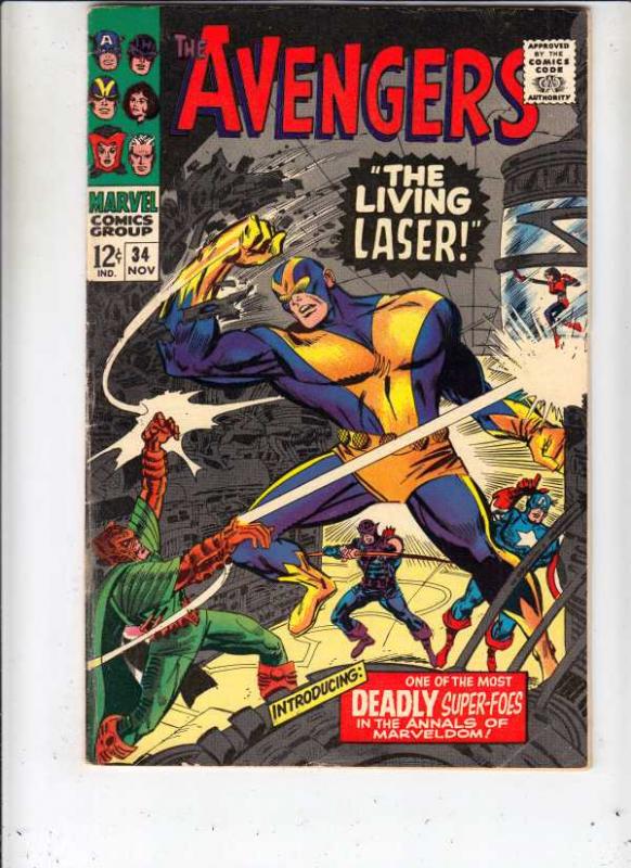 Avengers, The #34 (Jul-69) FN+ Mid-High-Grade Avengers