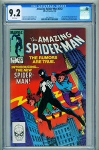 AMAZING SPIDER-MAN #252 CGC 9.2 comic book -1984-FIRST BLACK COSTUME 3747760014