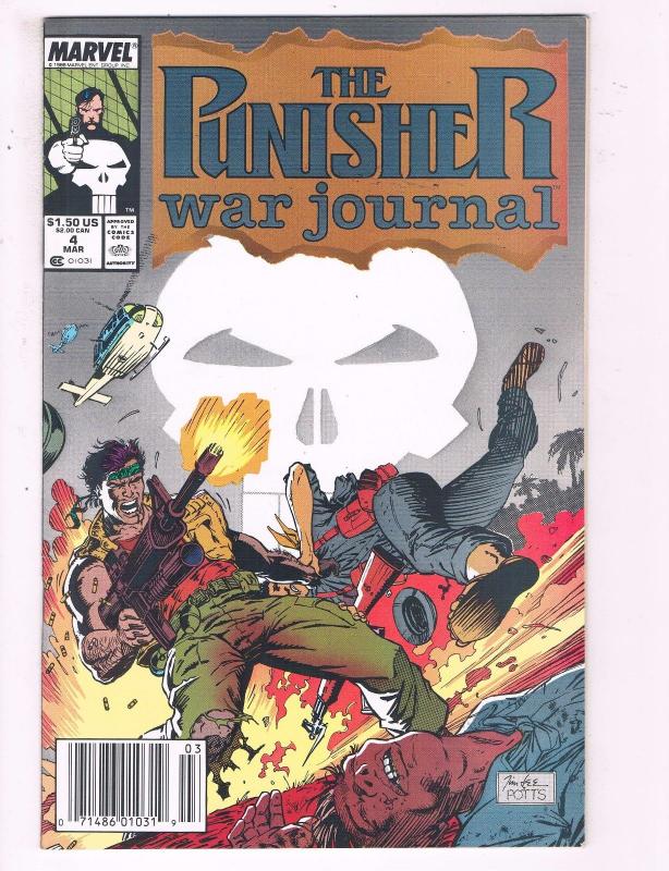 The Punisher War Journal #4 VF Marvel Comics Comic Book Lee DE20