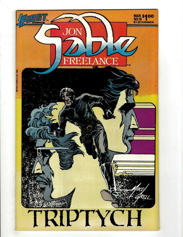 12 Jon Sable Freelance First Comics # 5 6 7 8 9 10 13 14 15 16 17 19 Spy HG4