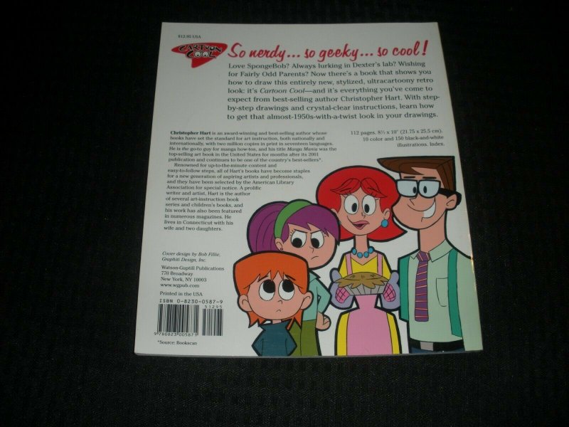 2005 CARTOON COOL How to Draw Retro Characters by Christopher Hart SC FN+ 6.5
