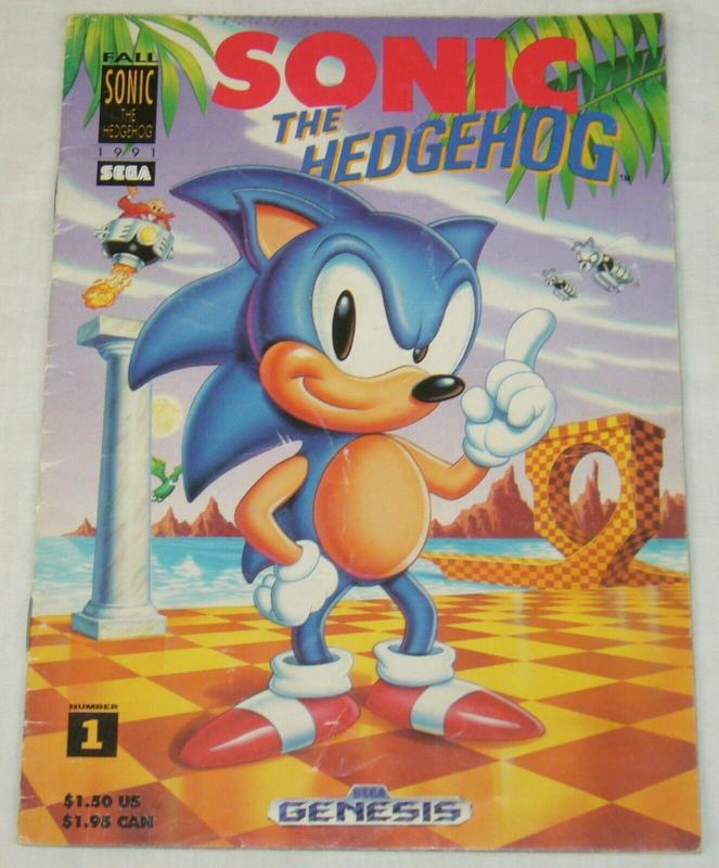 Sonic the Hedgehog (original one-shot) #1 VG; Sega | low grade comic - save on s 