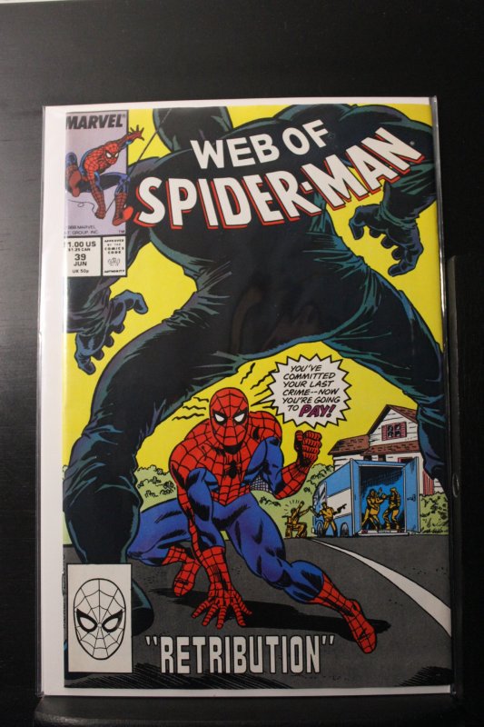 Web of Spider-Man #39 (1988) | Comic Books - Copper Age, Marvel, Superhero