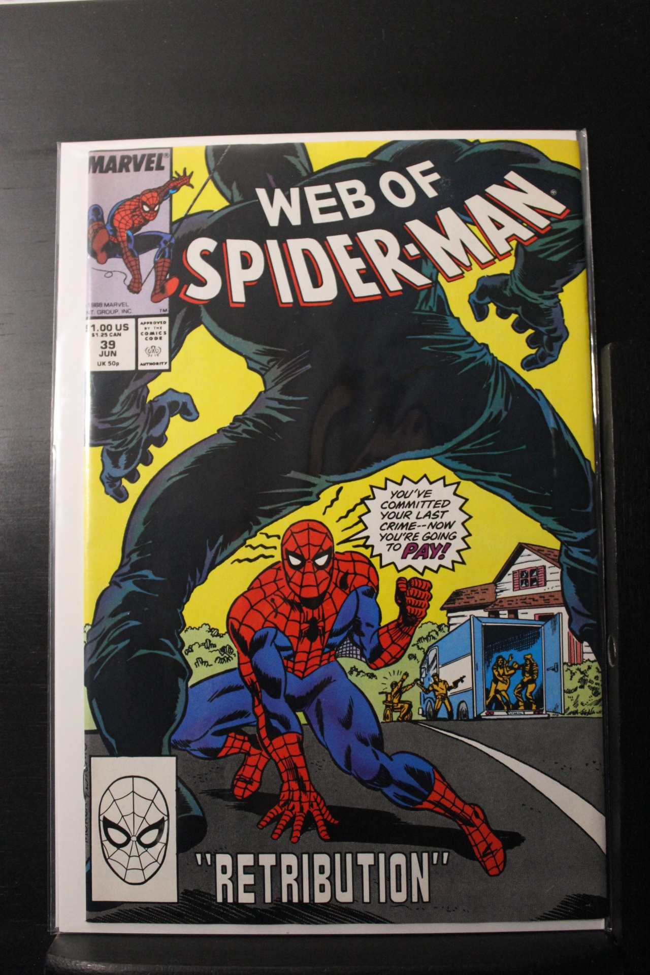 Web of Spider-Man #39 Direct Edition (1988)  Comic Books - Copper Age,  Marvel, Spider-Man, Superhero / HipComic